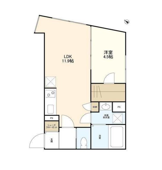 ウェルスクエアイズム三軒茶屋 間取り